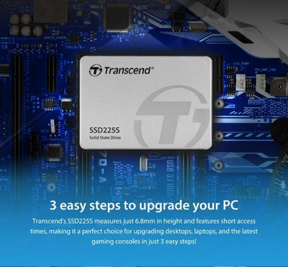 Transcend Japan TS500GSSD225S Transcend SSD, 500 GB, Internal 2.5 Inch, SATA3, 0.3 inches (7 mm), Genuine Japanese Product