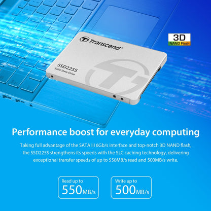 Transcend Japan TS500GSSD225S Transcend SSD, 500 GB, Internal 2.5 Inch, SATA3, 0.3 inches (7 mm), Genuine Japanese Product