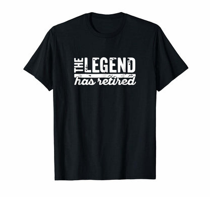 Camisetas The Legend Has Retired playera de jubilación