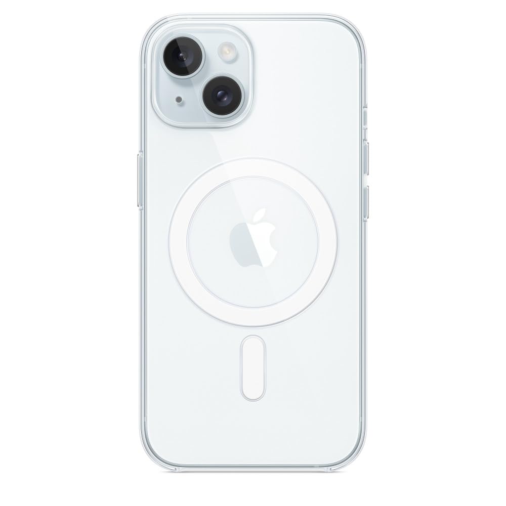 Apple - Back Cover For Mobile Phone - Magsafe Compatibility - Polycarbonate - Clear - For Iphone 15