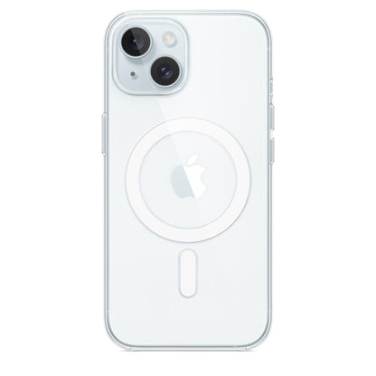 Apple - Back Cover For Mobile Phone - Magsafe Compatibility - Polycarbonate - Clear - For Iphone 15