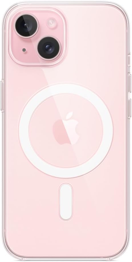 Apple - Back Cover For Mobile Phone - Magsafe Compatibility - Polycarbonate - Clear - For Iphone 15