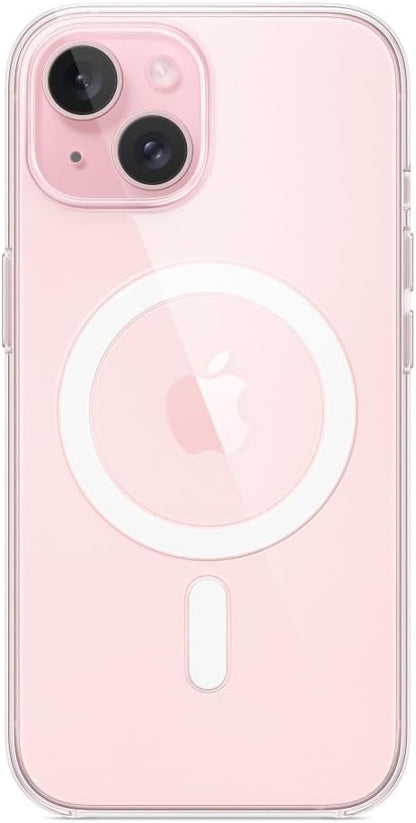 Apple - Back Cover For Mobile Phone - Magsafe Compatibility - Polycarbonate - Clear - For Iphone 15