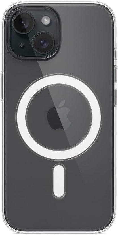 Apple - Back Cover For Mobile Phone - Magsafe Compatibility - Polycarbonate - Clear - For Iphone 15