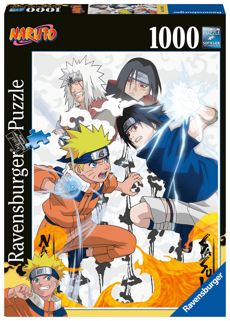 Ravensburger Naruto 1000 Piece Jigsaw Puzzle for Adults and Kids Age 12 Years Up - Manga Merchandise Gifts