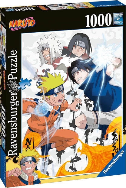 Ravensburger Naruto 1000 Piece Jigsaw Puzzle for Adults and Kids Age 12 Years Up - Manga Merchandise Gifts