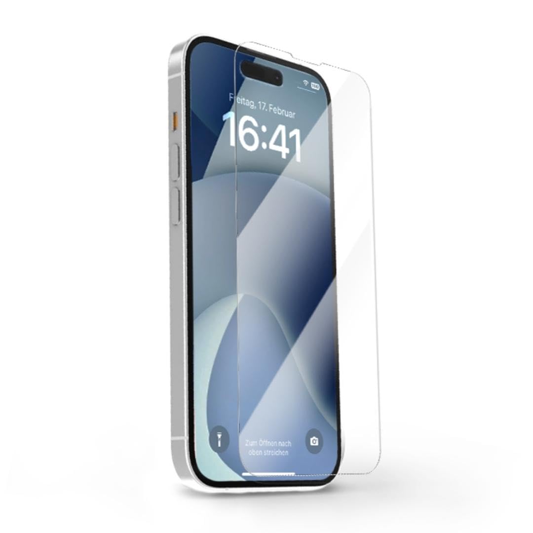 Woodcessories - Japanisches 2.5D Schutzglas kompatibel mit iPhone 15 Pro Max Displayschutz