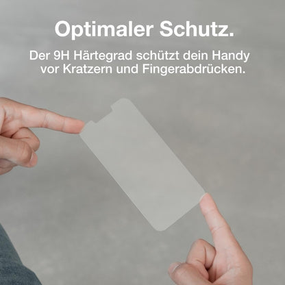 Woodcessories - Japanisches 2.5D Schutzglas kompatibel mit iPhone 15 Pro Max Displayschutz