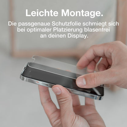 Woodcessories - Japanisches 2.5D Schutzglas kompatibel mit iPhone 15 Pro Max Displayschutz