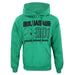 Heroes Inc. Officially Licenced Pokemon Bulbasaur Line Art Hoodie Kelly Green