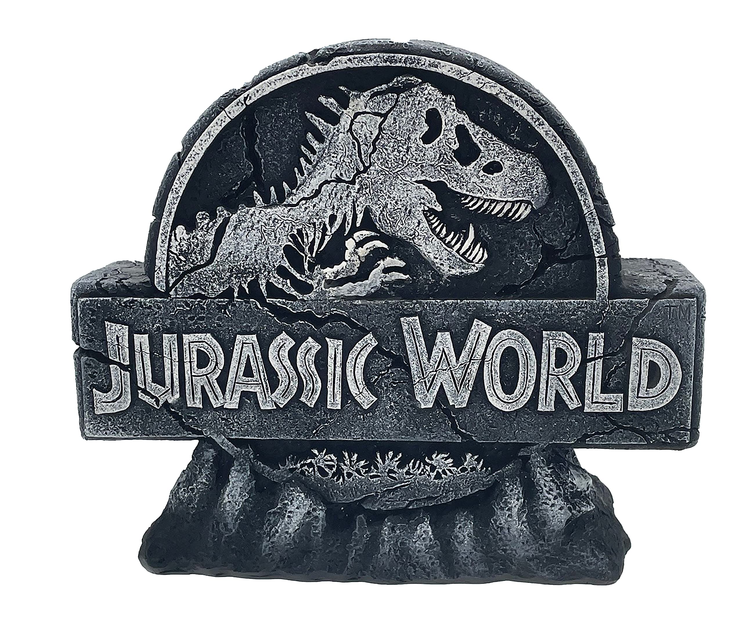 Jurassic World- Resin Money Box, Savings, Jurassic World Figure, Black, Official Product (CyP Brands