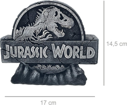 Jurassic World- Resin Money Box, Savings, Jurassic World Figure, Black, Official Product (CyP Brands