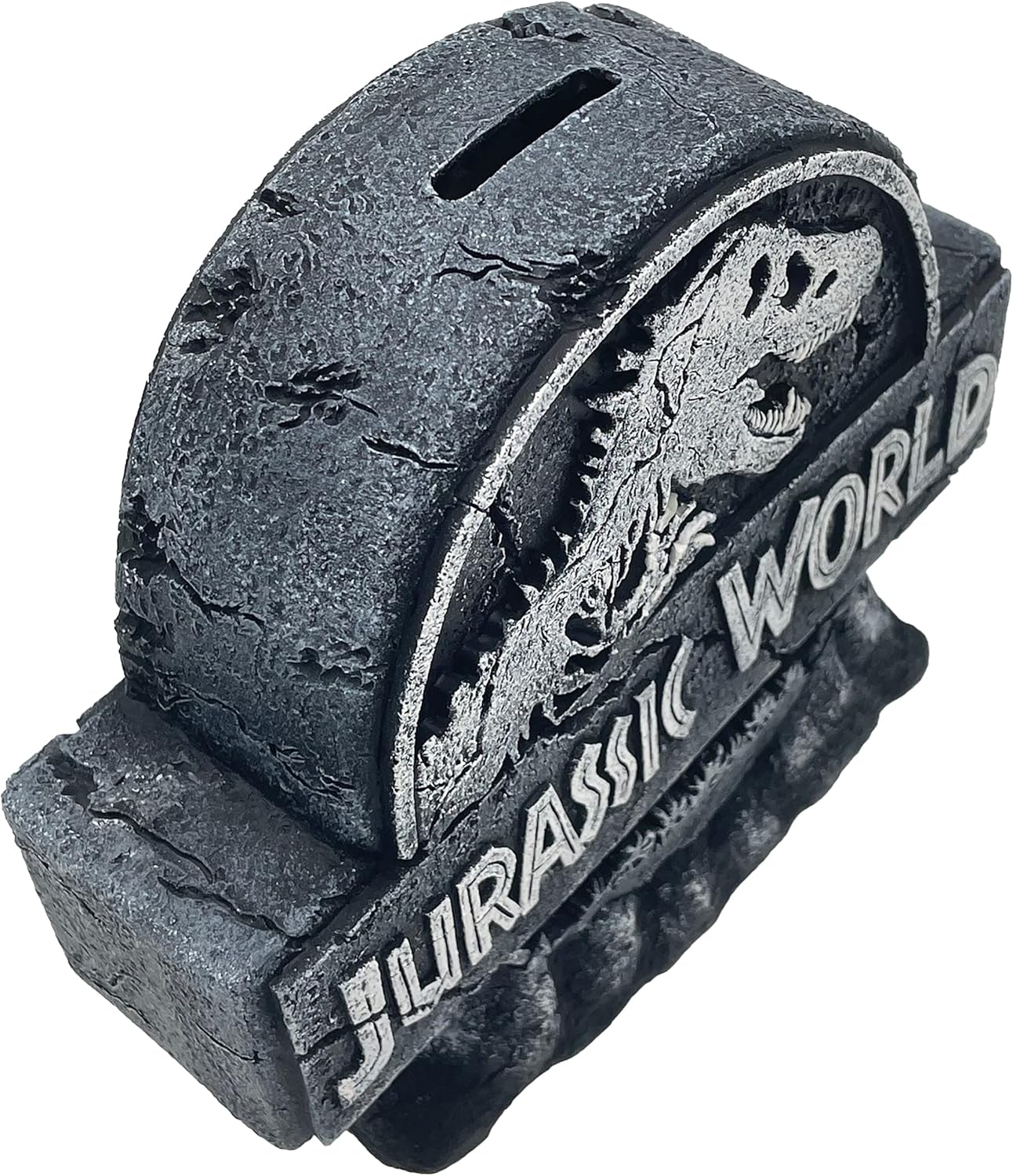 Jurassic World- Resin Money Box, Savings, Jurassic World Figure, Black, Official Product (CyP Brands