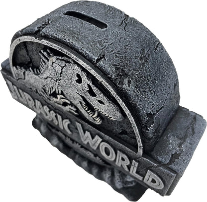 Jurassic World- Resin Money Box, Savings, Jurassic World Figure, Black, Official Product (CyP Brands