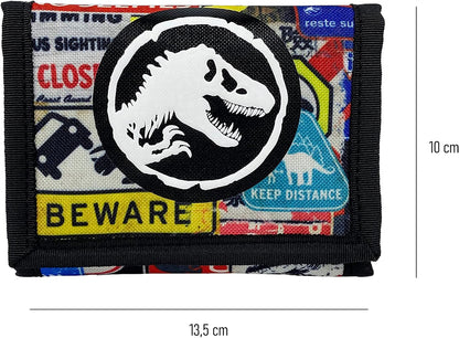 Jurassic World – Wallet, Purse, Wallet, Accessories, Multicoloured, Unisex, Official Product (CyP Brands)