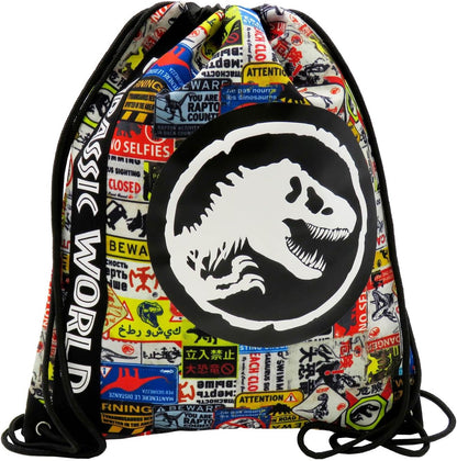 CYPBRANDS Unisex Kid's Jurassic World Danger Sack 20 UK, Multicoloured, Estandar