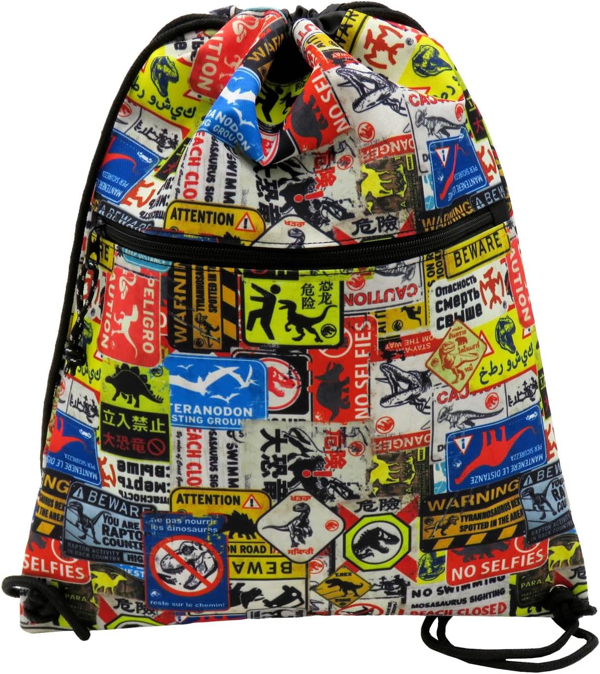 CYPBRANDS Unisex Kid's Jurassic World Danger Sack 20 UK, Multicoloured, Estandar