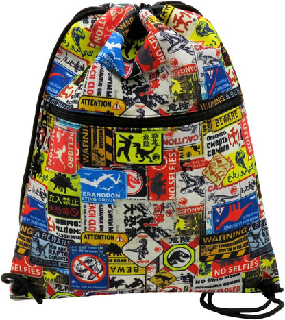 CYPBRANDS Unisex Kid's Jurassic World Danger Sack 20 UK, Multicoloured, Estandar