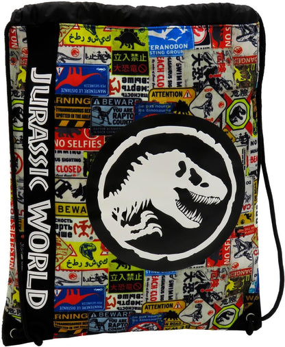 CYPBRANDS Unisex Kid's Jurassic World Danger Sack 20 UK, Multicoloured, Estandar