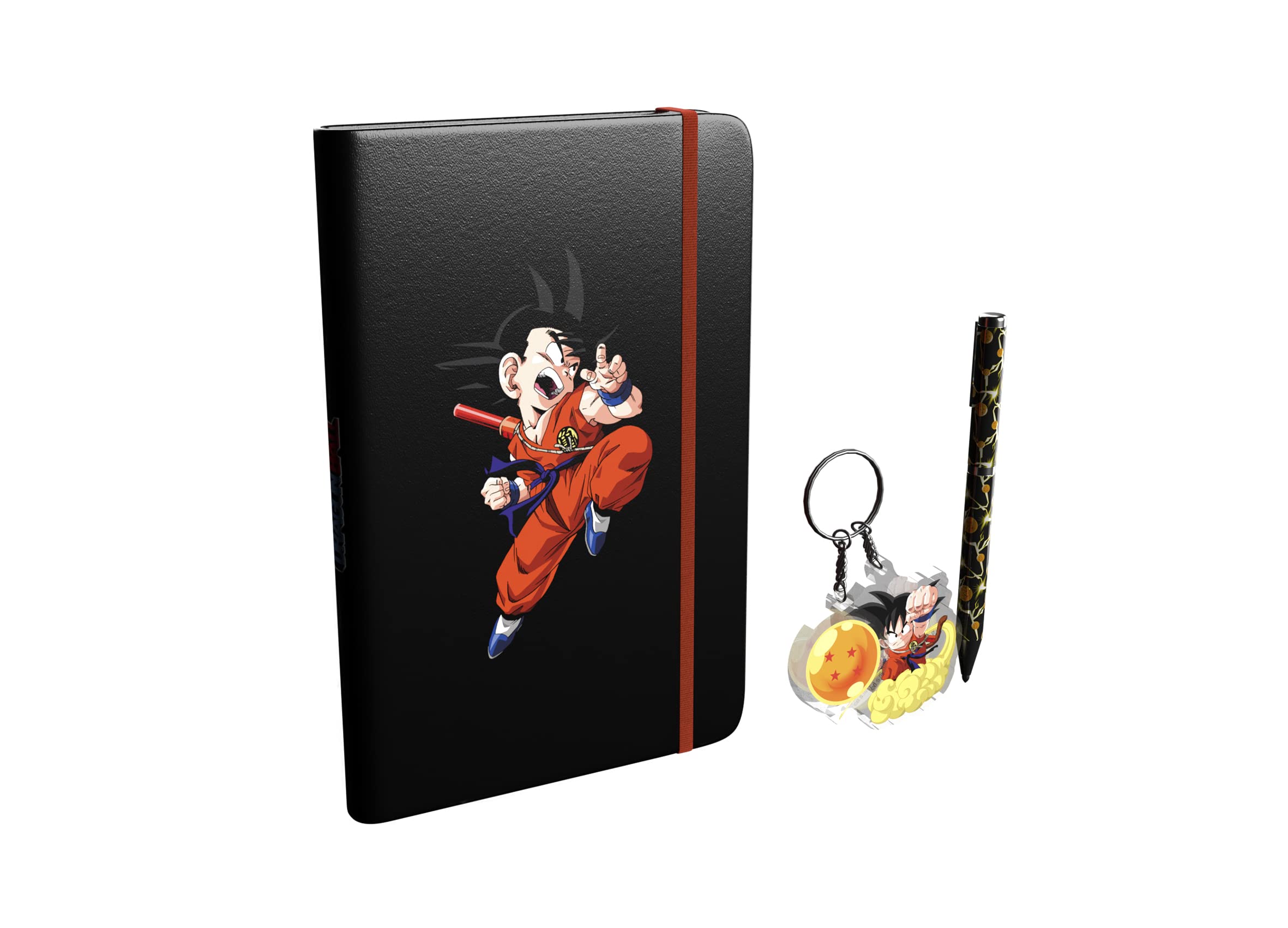 CYP DRAGON BALL - Set Notebook + Stylo à Bille + Porte-Clés - 3pc.