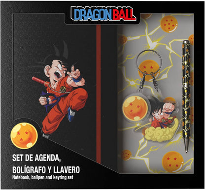 CYP DRAGON BALL - Set Notebook + Stylo à Bille + Porte-Clés - 3pc.