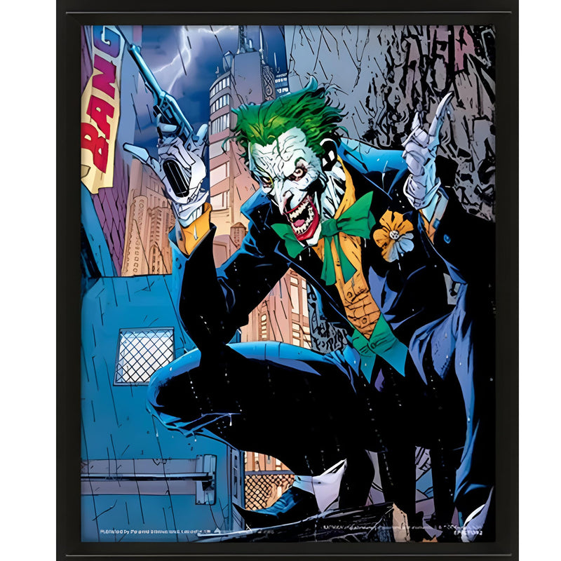 DC Comics 3D Effect Lenticular Frame 25.5 x 20 cm