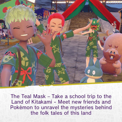 Nintendo Pokemon Scarlet The Hidden Treasure of Area Zero DLC Standard DLC Chinois simplifié, Chinois traditionnel,
