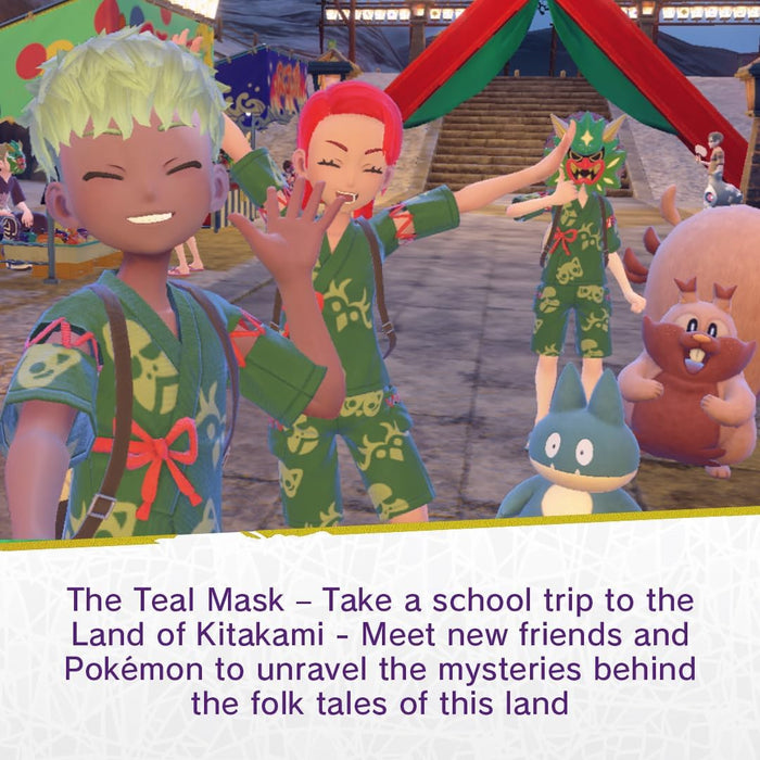 Nintendo Pokemon Scarlet The Hidden Treasure of Area Zero DLC Standard DLC Chinois simplifié, Chinois traditionnel,