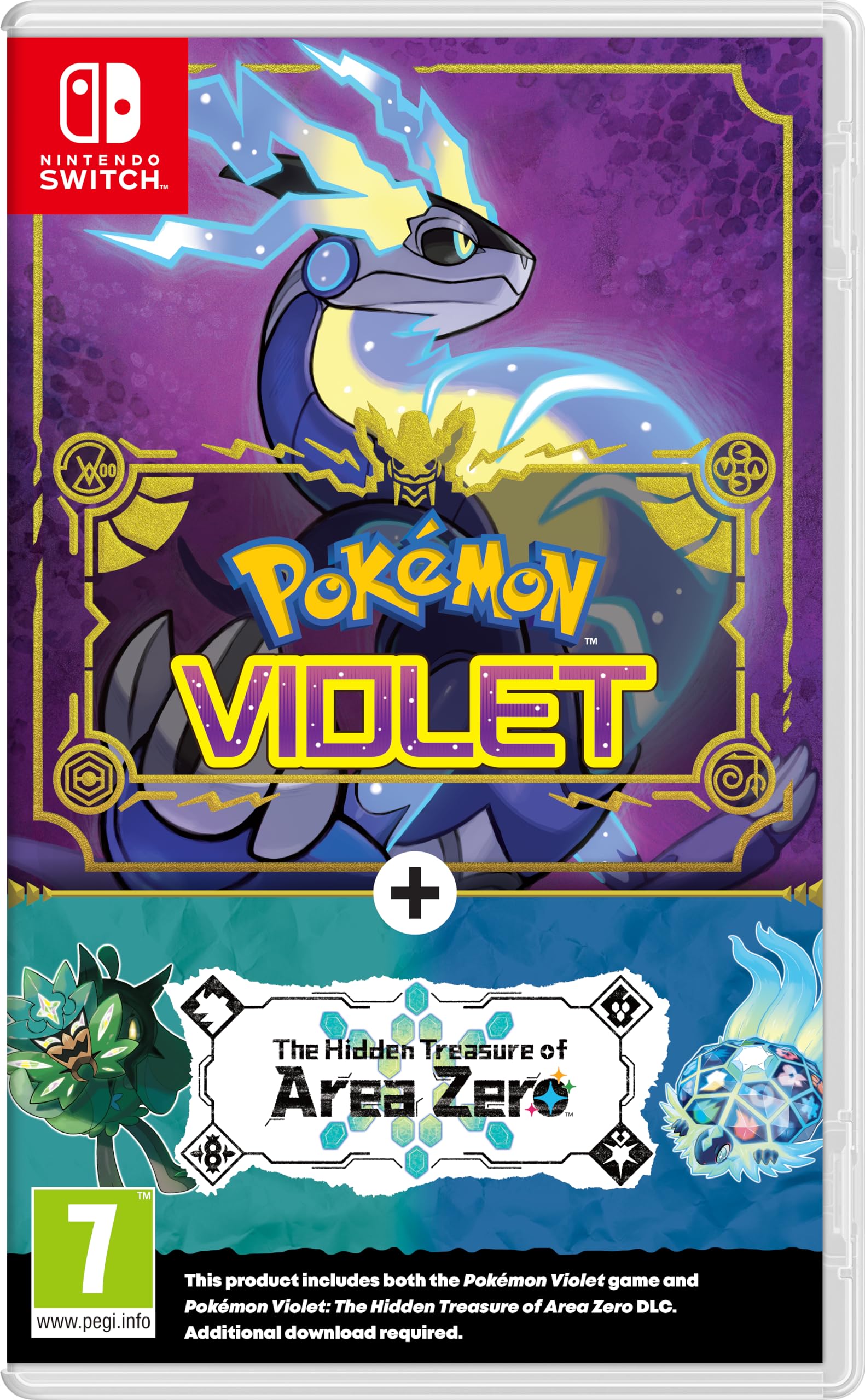 Nintendo Pokemon Violet The Hidden Treasure of Area Zero DLC Standard DLC Chinois simplifié, Chinois traditionnel,