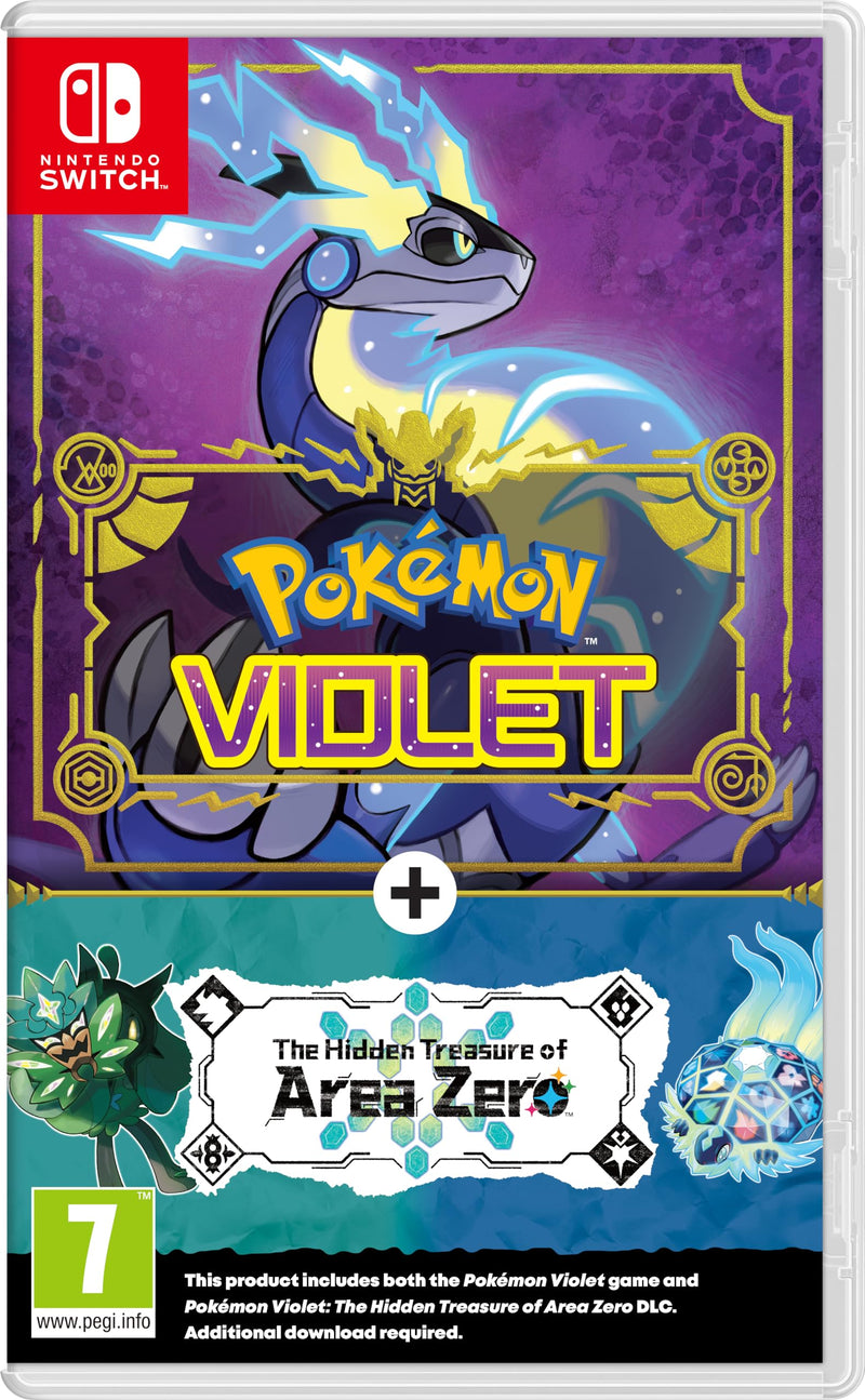 Nintendo Pokemon Violet The Hidden Treasure of Area Zero DLC Standard DLC Chinois simplifié, Chinois traditionnel,