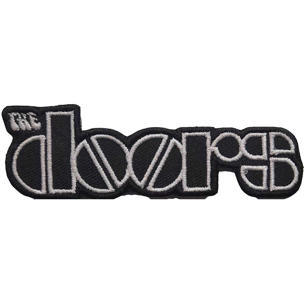 The Doors Logo Iron On Patch (One Size) (Black/Grey
