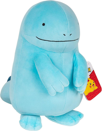 Pokémon PKW3109 Official & Premium Quality 12-inch Quagsire Adorable, Ultra-Soft, Plush Toy, Perfect for Playing & Displaying-Gotta Catch ‘Em All, Black