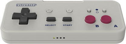 Retro-Bit Origin8 2.4 GHz Wireless Controller For Nintendo Switch & NES - USB & NES receivers included - GB Grey