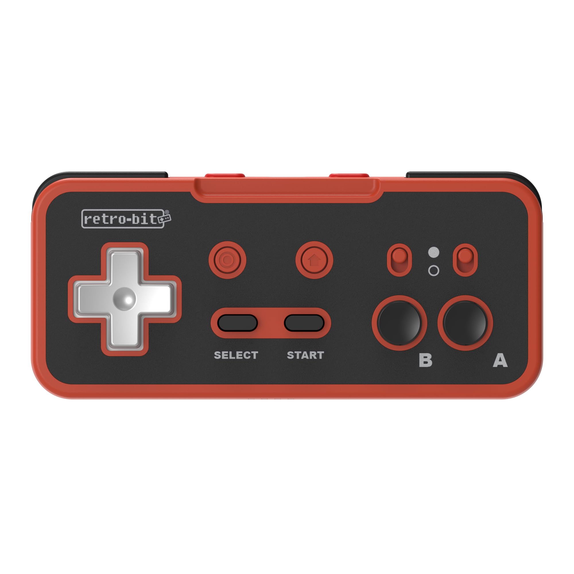 Retro-Bit Origin8 2.4 GHz Wireless Controller For Nintendo Switch & NES - USB & NES receivers included - Red & Black