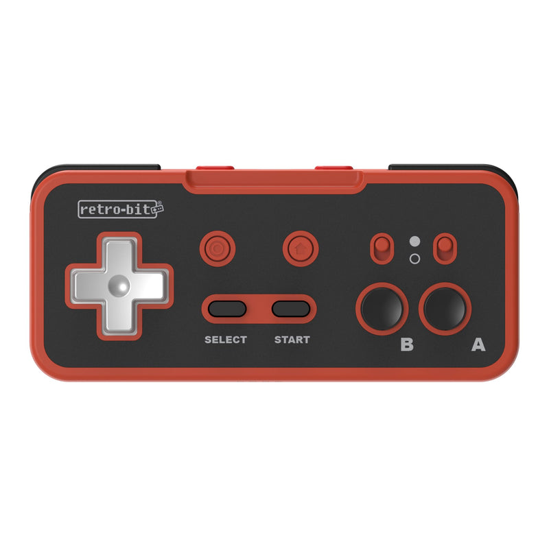 Retro-Bit Origin8 2.4 GHz Wireless Controller For Nintendo Switch & NES - USB & NES receivers included - Red & Black