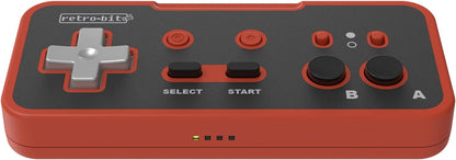 Retro-Bit Origin8 2.4 GHz Wireless Controller For Nintendo Switch & NES - USB & NES receivers included - Red & Black
