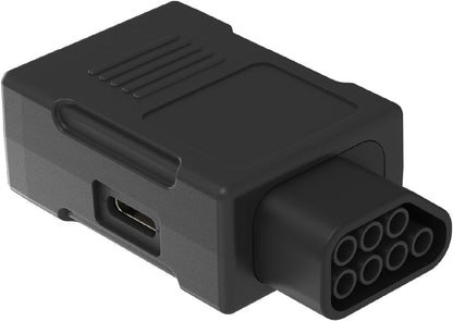 Retro-Bit Origin8 2.4 GHz Wireless Controller For Nintendo Switch & NES - USB & NES receivers included - Red & Black