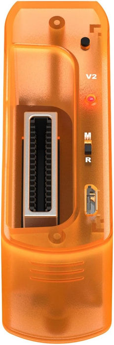 Retro-Bit Tribute 64 V2 2.4G Wireless Controller for N64 / Switch/PC/Mac - Orange Hawk