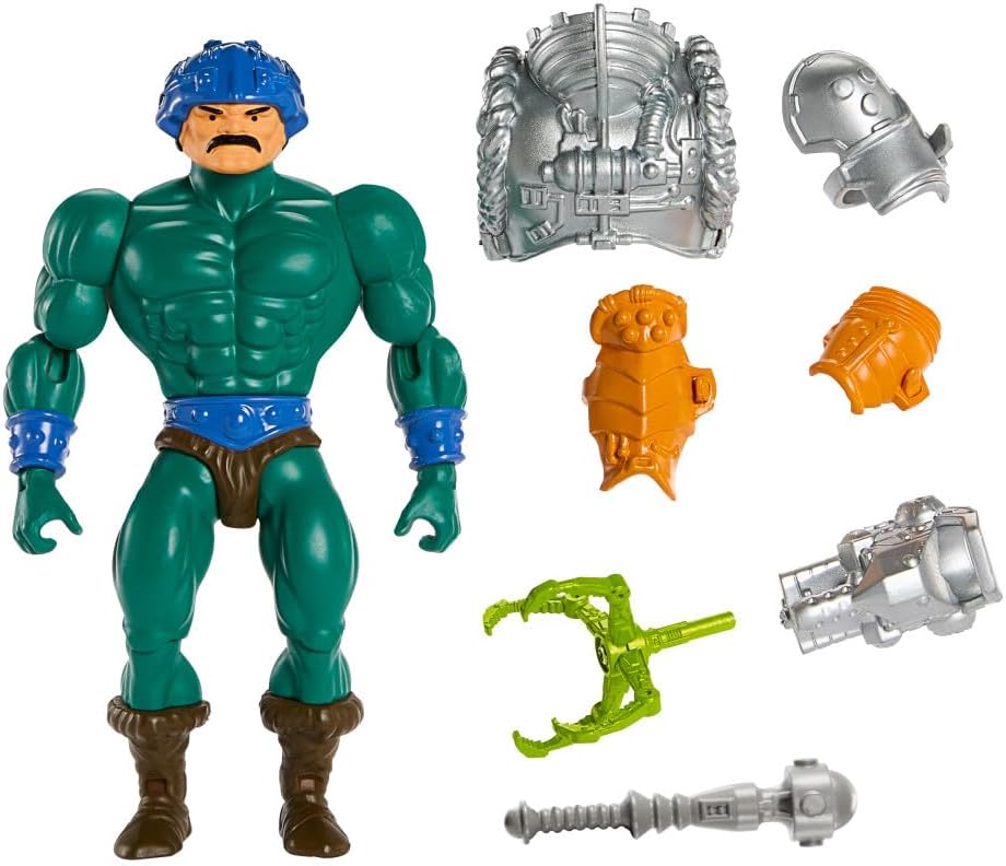 Masters of the Universe Origins Action Figure & Accessory, Serpent Claw Man-At-Arms Figure & Mini Comic Book, 5.5 Inch