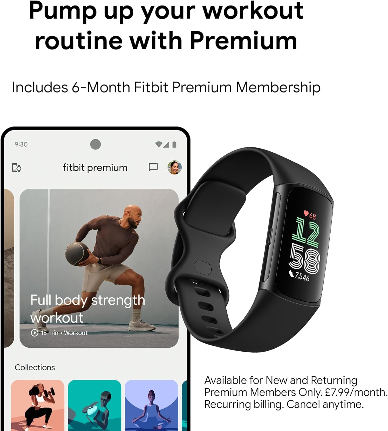 Fitbit Charge 6 - Obsidian/Black (Uk/Ie)