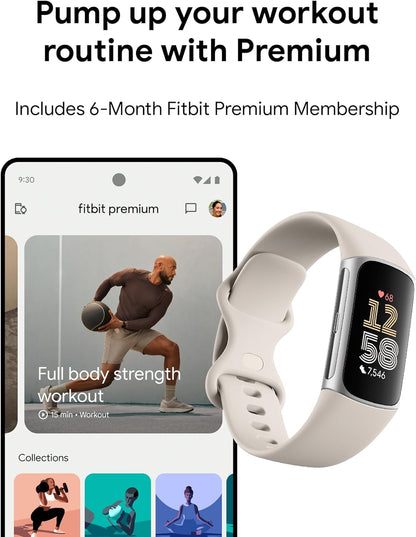 Fitbit Charge 6 - Porcelain/Slvr (Uk/Ie)