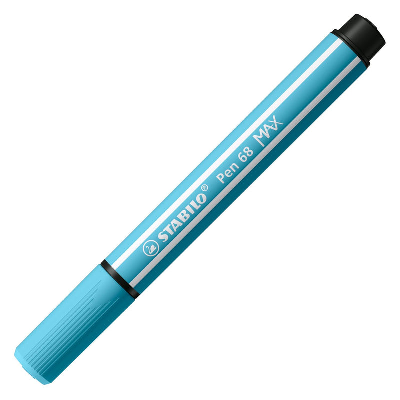 STABILO Pen 68 MAX Felt Tip Pen - 1-5 mm - Azure Blue