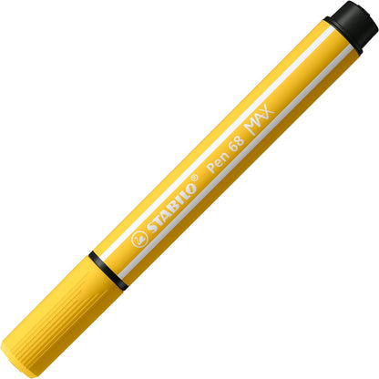 STABILO Rotulador Premium punta biselada (1 + 5 mm) Pen 68 MAX - ARTY - Estuche de 6 - Colores Surtidos