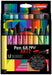 Premium Fibre-Tip Pen with Chisel Tip - STABILO Pen 68 MAX - ARTY - Pack of 18 - Assorted Colours