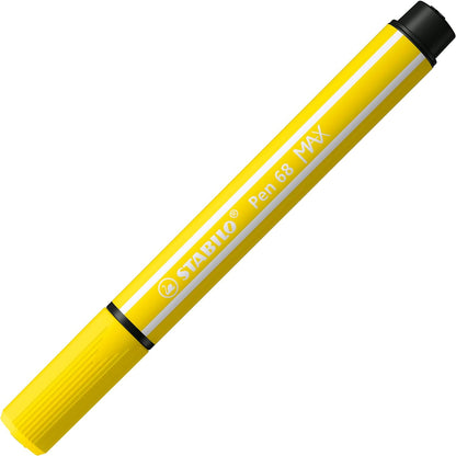 STABILO Rotulador premium punta biselada (1 + 5 mm) Pen 68 MAX - Estuche ARTY con 24 colores