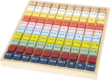 Small Foot Slide Rule Educate, Made of FSC 100%-Certified Wood, for Practising Addition Formulas, 12415