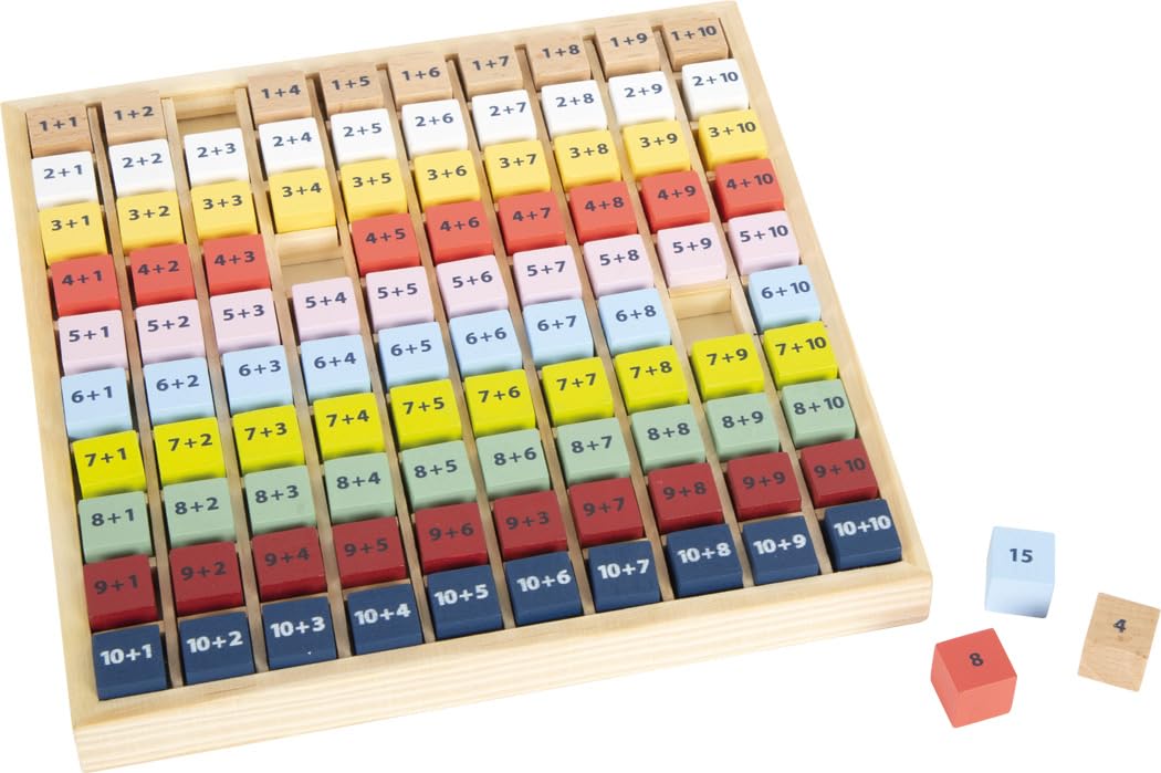 Small Foot Slide Rule Educate, Made of FSC 100%-Certified Wood, for Practising Addition Formulas, 12415