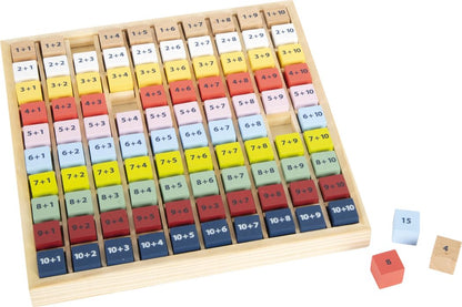 Small Foot Slide Rule Educate, Made of FSC 100%-Certified Wood, for Practising Addition Formulas, 12415