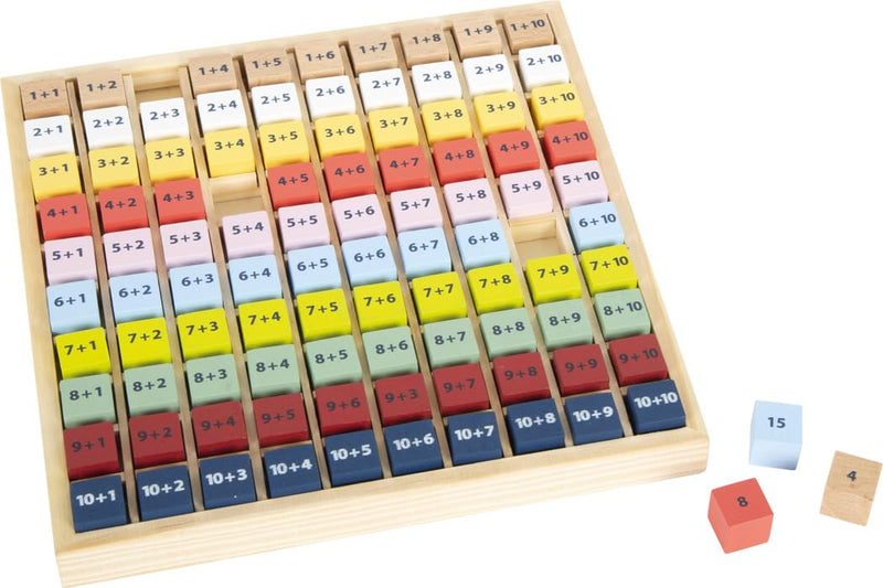 Small Foot Slide Rule Educate, Made of FSC 100%-Certified Wood, for Practising Addition Formulas, 12415