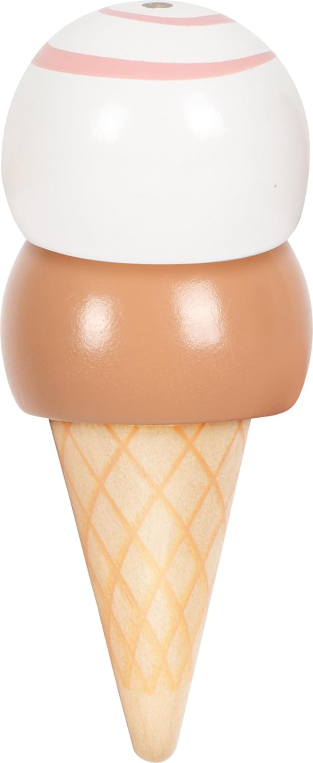 small foot Puesto de Helados Compacto Fresh, Juguete de Madera cert. FSC 100%, para niños a Partir de 3 años, 12416, Small